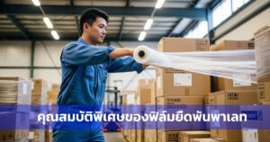 คุณสมบัติพิเศษของฟิล์มยืดพันพาเลท